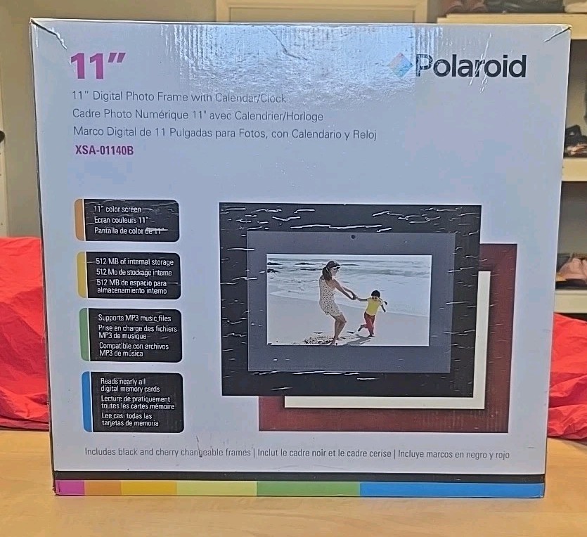 Polaroid 11" Digital Picture Frame XSA-01140B