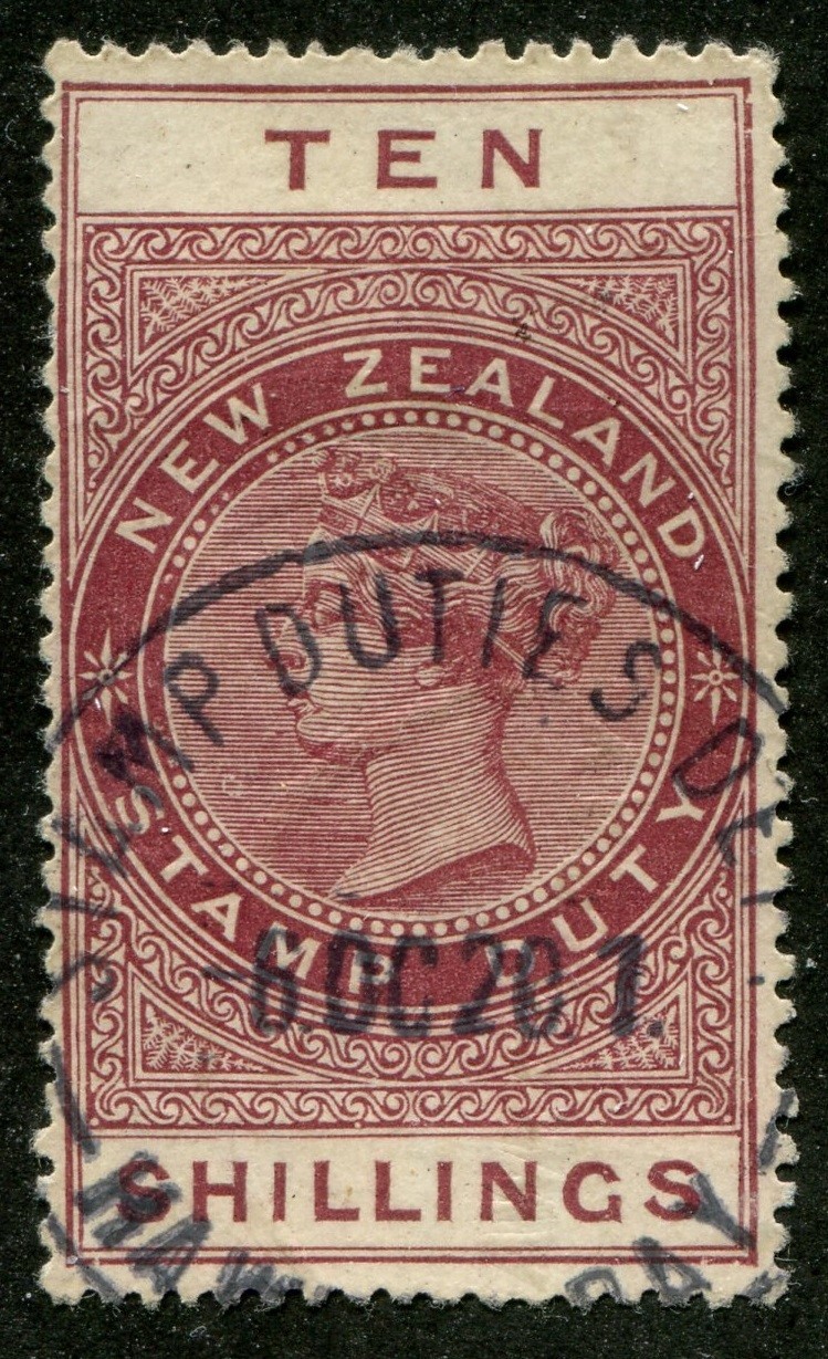 New Zealand AR42 Used Postal-Fiscal Stamp