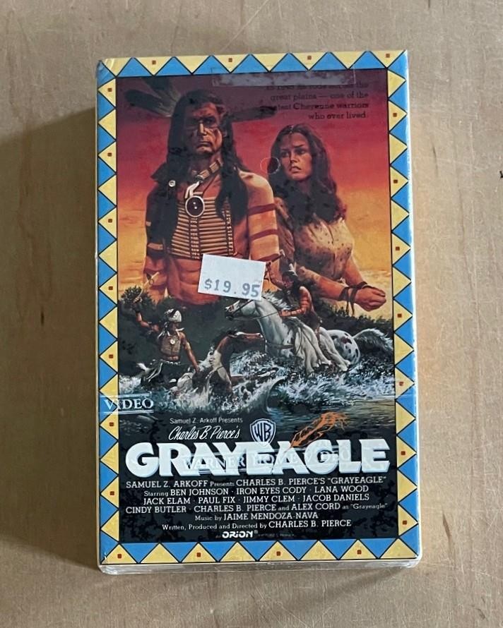 GRAYEAGLE (1977) Native Exploitation Revenge Western Movie Sealed Betamax Warner