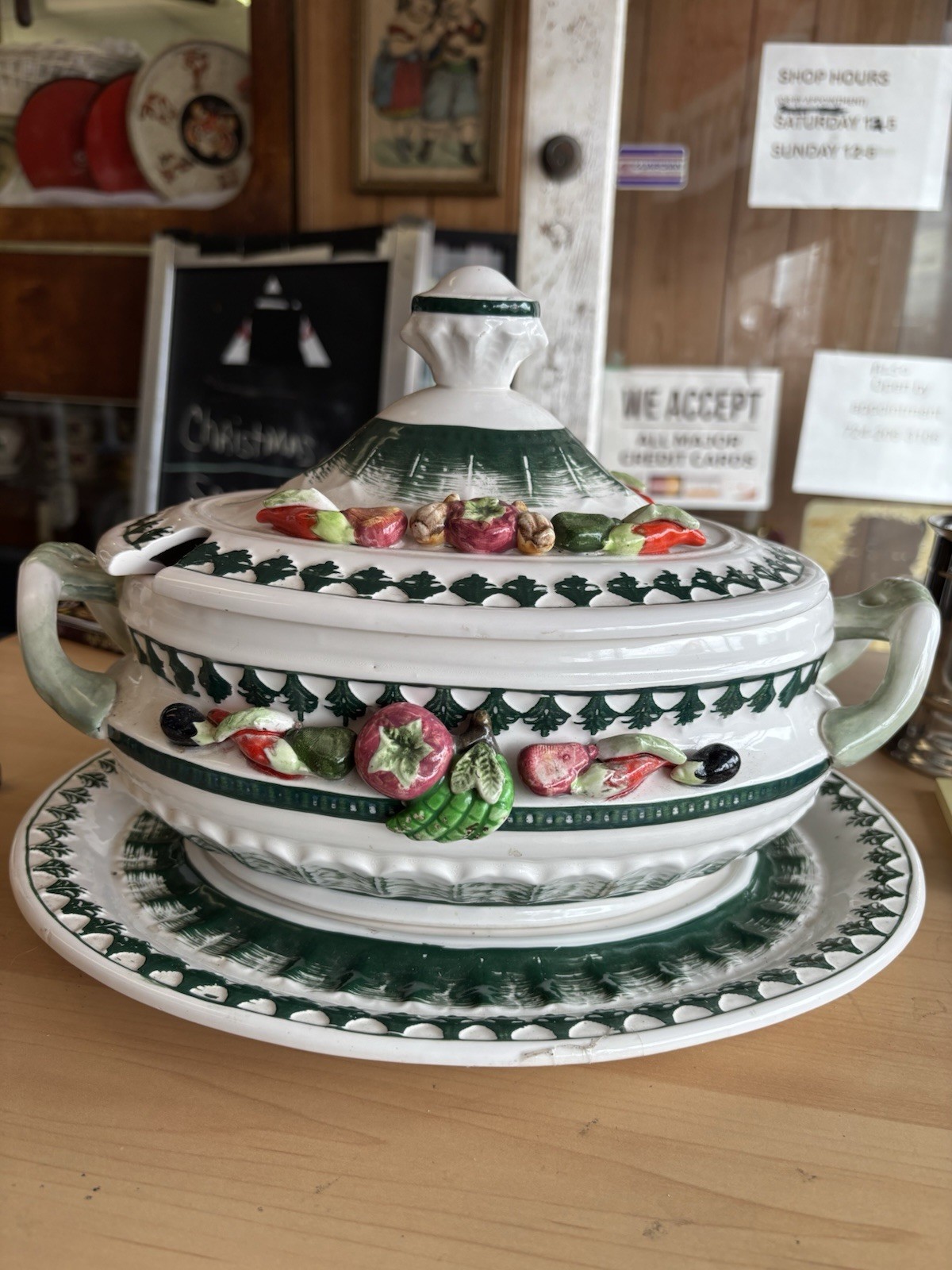 Vintage Royal Sealy Soup Tureen Serving Bowl, Lid & Underplate