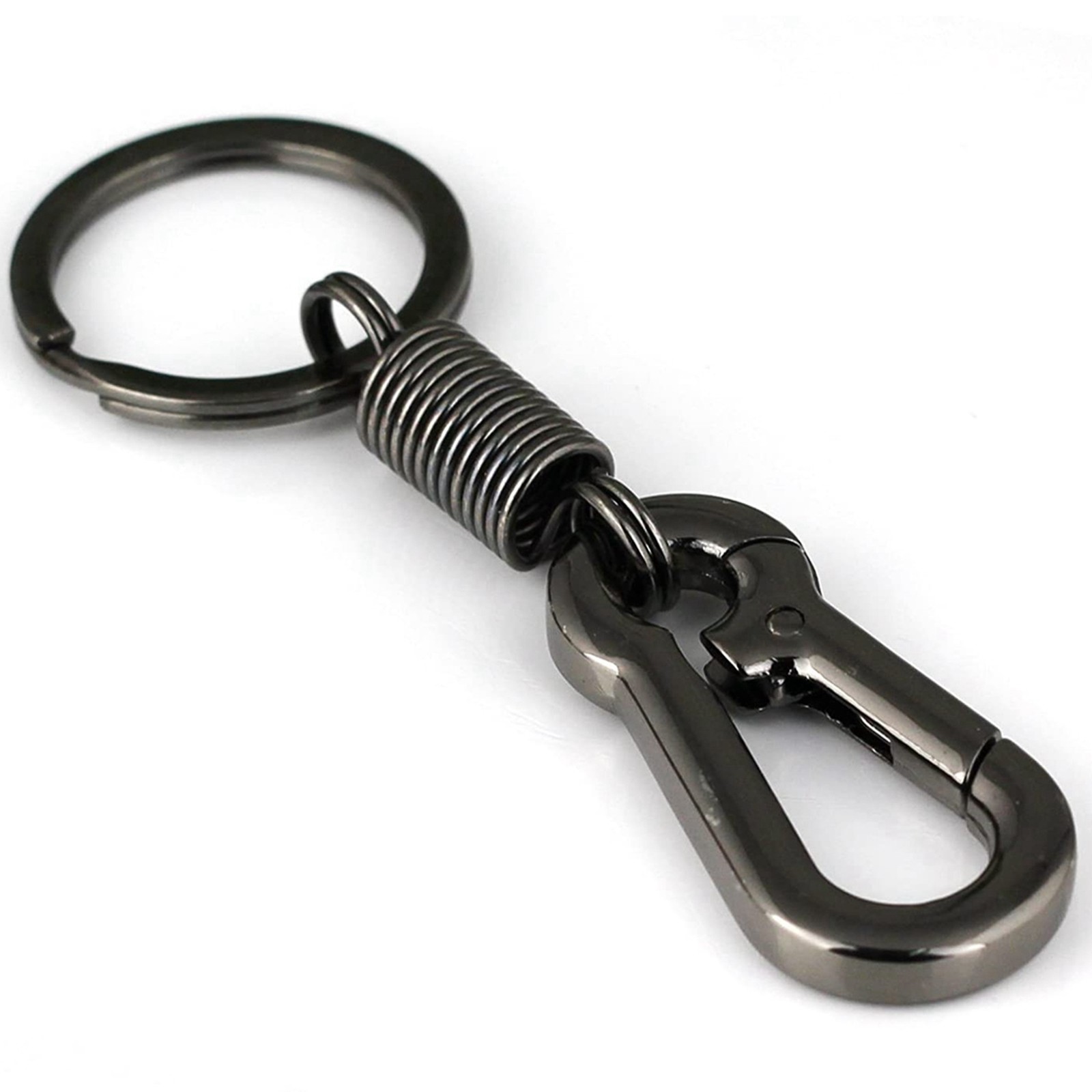 5X Sturdy Carabiner Key Chain Key  Polished Key Chain Spring Key Chain9535