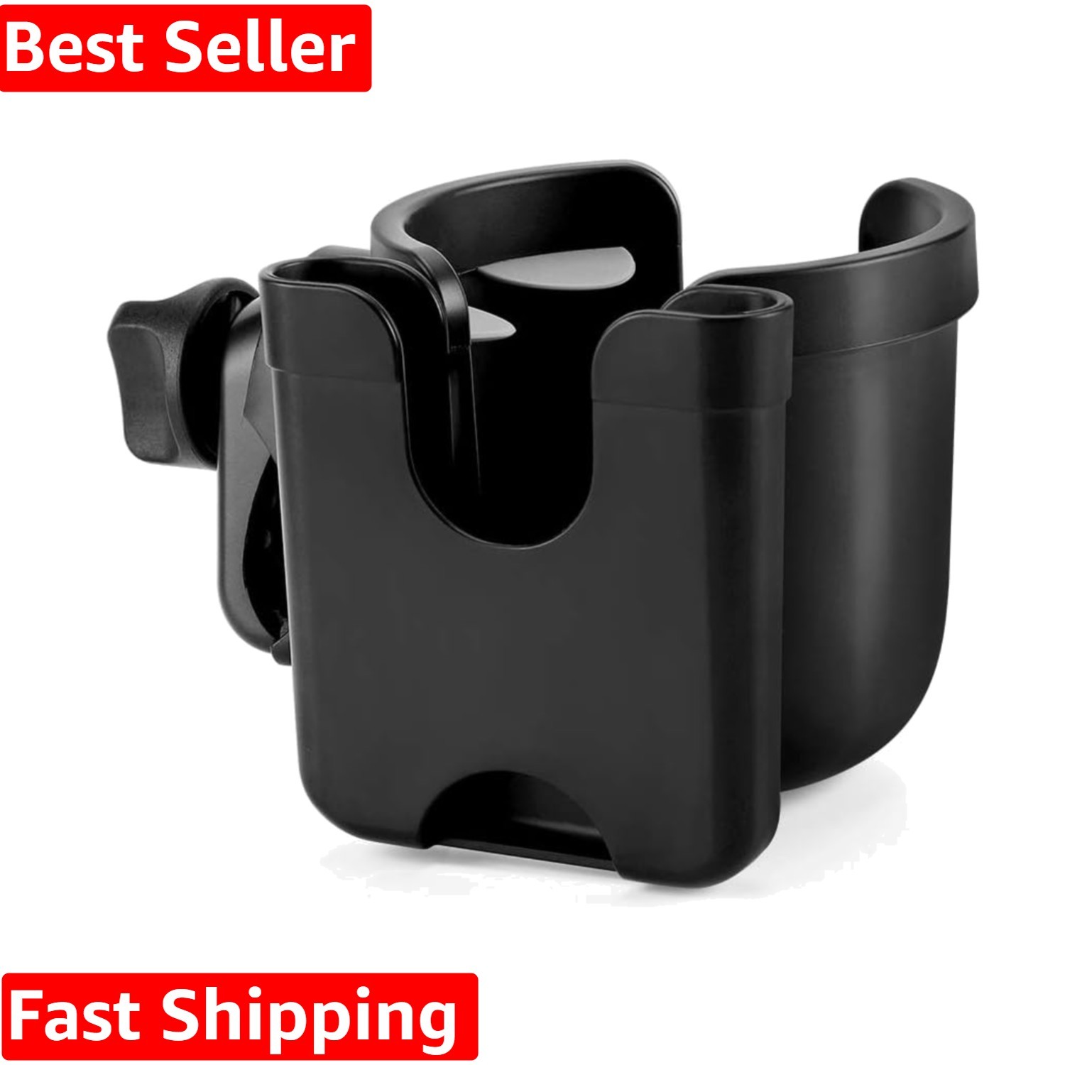 Stroller Cup Holder with Phone Holder, Bike Cup Holder, Universal Cup Holder ...