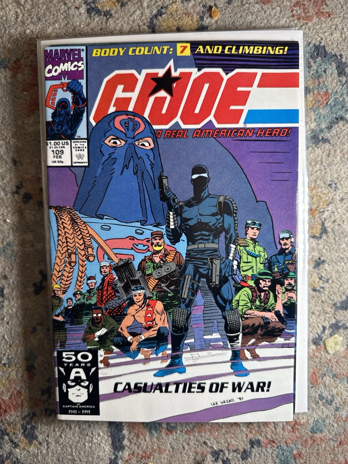 G.I. Joe: A Real American Hero #109 – NM High Grade
