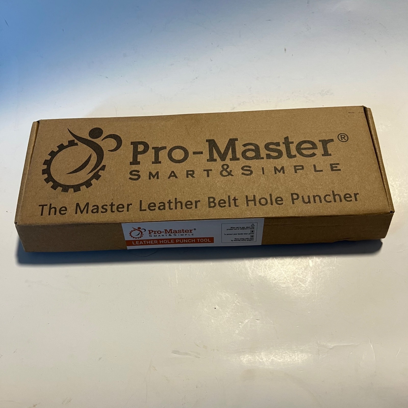 Pro Master Professional Heavy Duty Leather Hole Punch Pliers for Belts Black Red