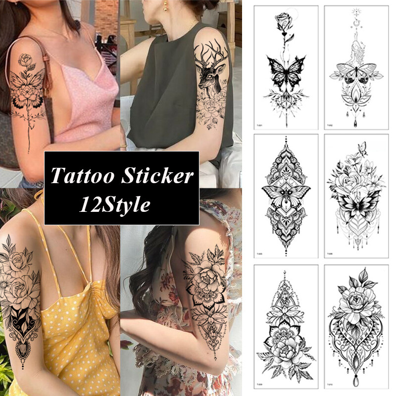 Arm Tattoo Stickers Calf Tattoo Stickers Waterproof Tattoo Stickers DIY η