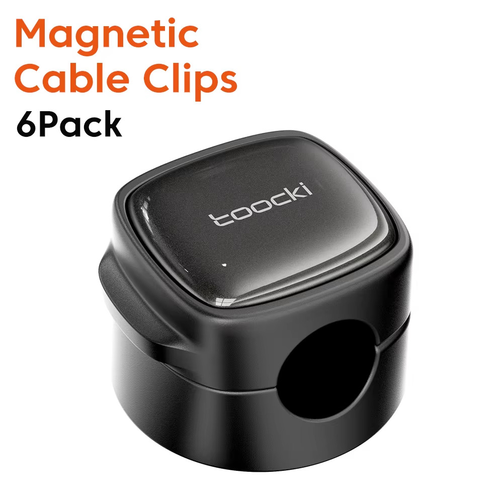 Magnetic Cable Clips Phone Accessories Cable Organizer under Desk Cable Manageme