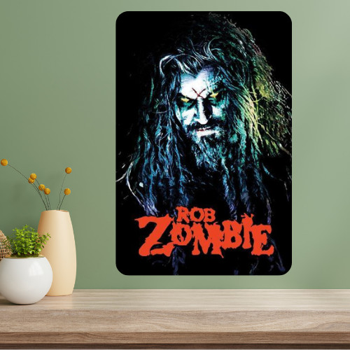 Rob Zombie Music Metal Poster Sign