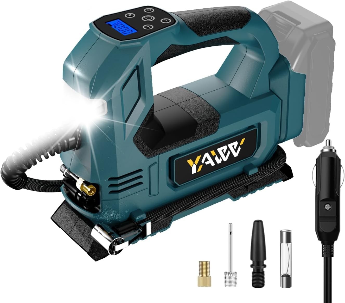 Cordless Tire Inflator Air Compressor for Makita 18V Battery, 160PSI Portable LE