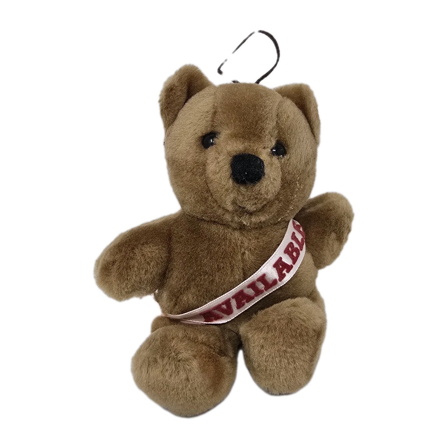 Vintage Dakin Teddy Bear Plush Available Sash Brown Stuffed Animal