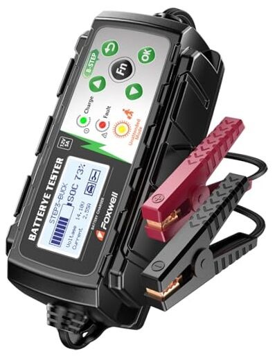  BC521 5A 12V Battery Charger & Tester, 4-in-1 Battery Maintainer, Trickle 