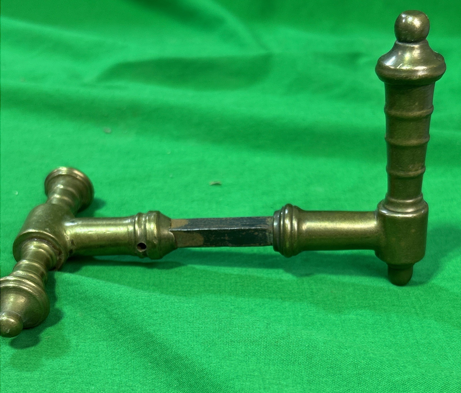 Antique Railroad Door Handles Train Brass Bronze Tee And L Shaped