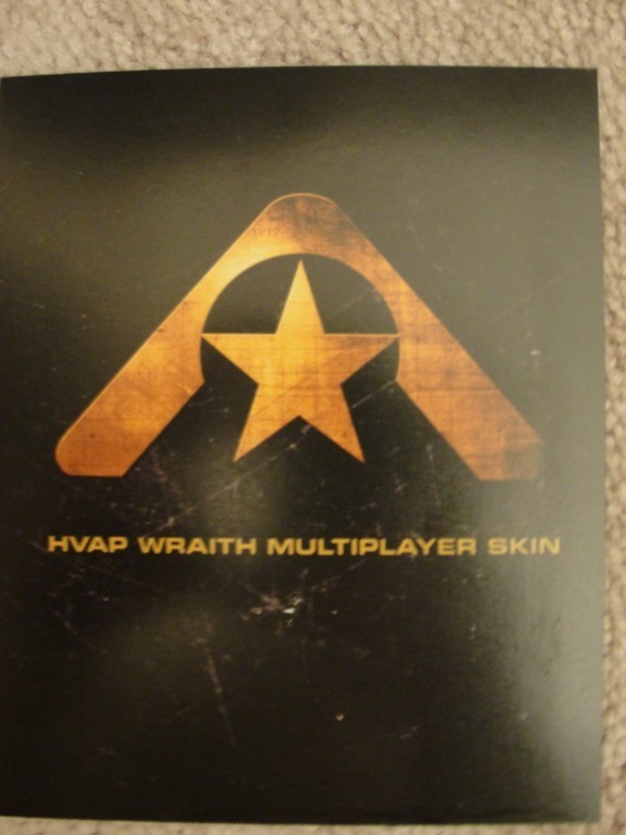 Resistance 2 II PS3 HVAP WRAITH MULTIPLAYER SKIN dlc Playstation 3