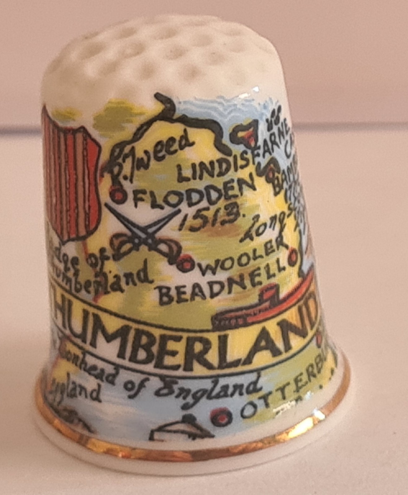 Northumberland Thimble Birch Croft Fine Bone China Collectable 