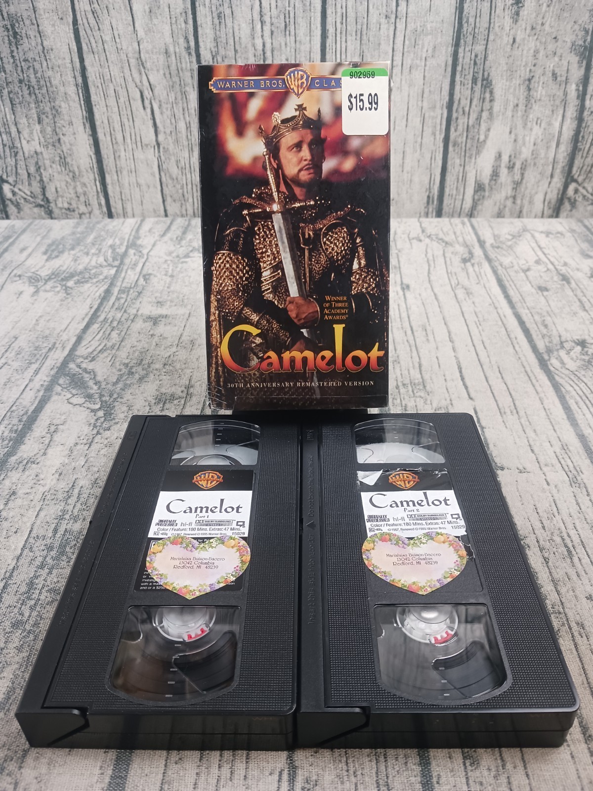 Camelot (VHS) Pre-Owned, Good Condition 