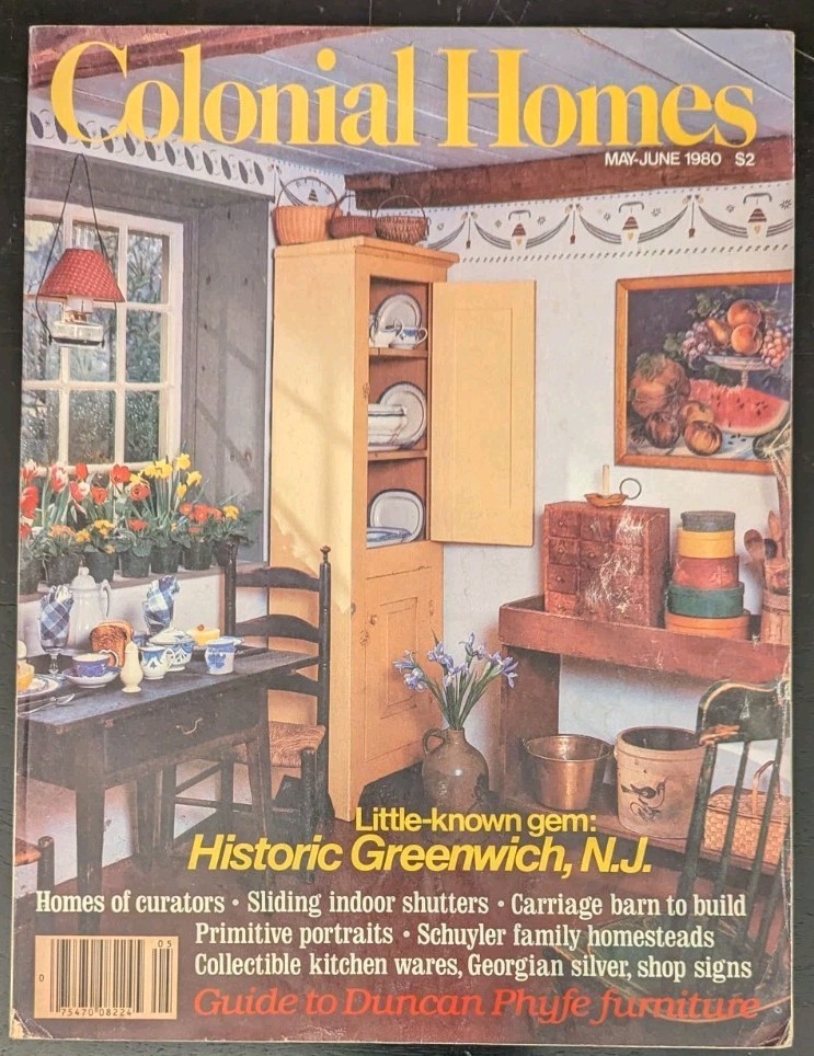 Colonial Homes Magazine May June 1980 Vtg