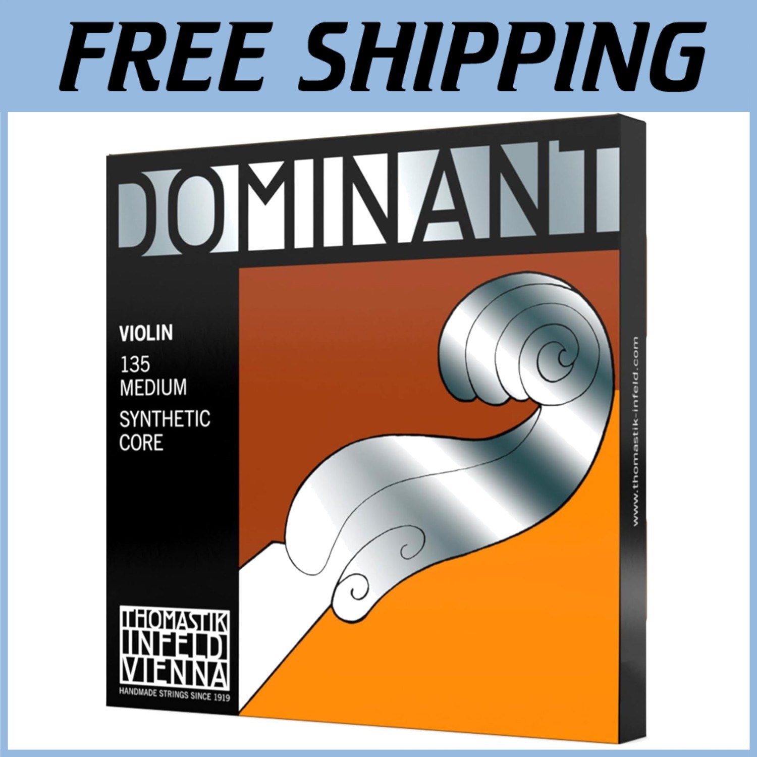 Dominant Violin Strings Set 4/4 Medium Tension