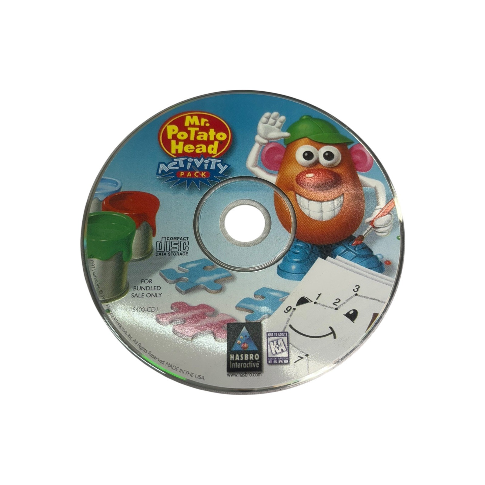 Mr Potato Head Activity Pack CD ROM for PC Hasbro Interactive Educational Game