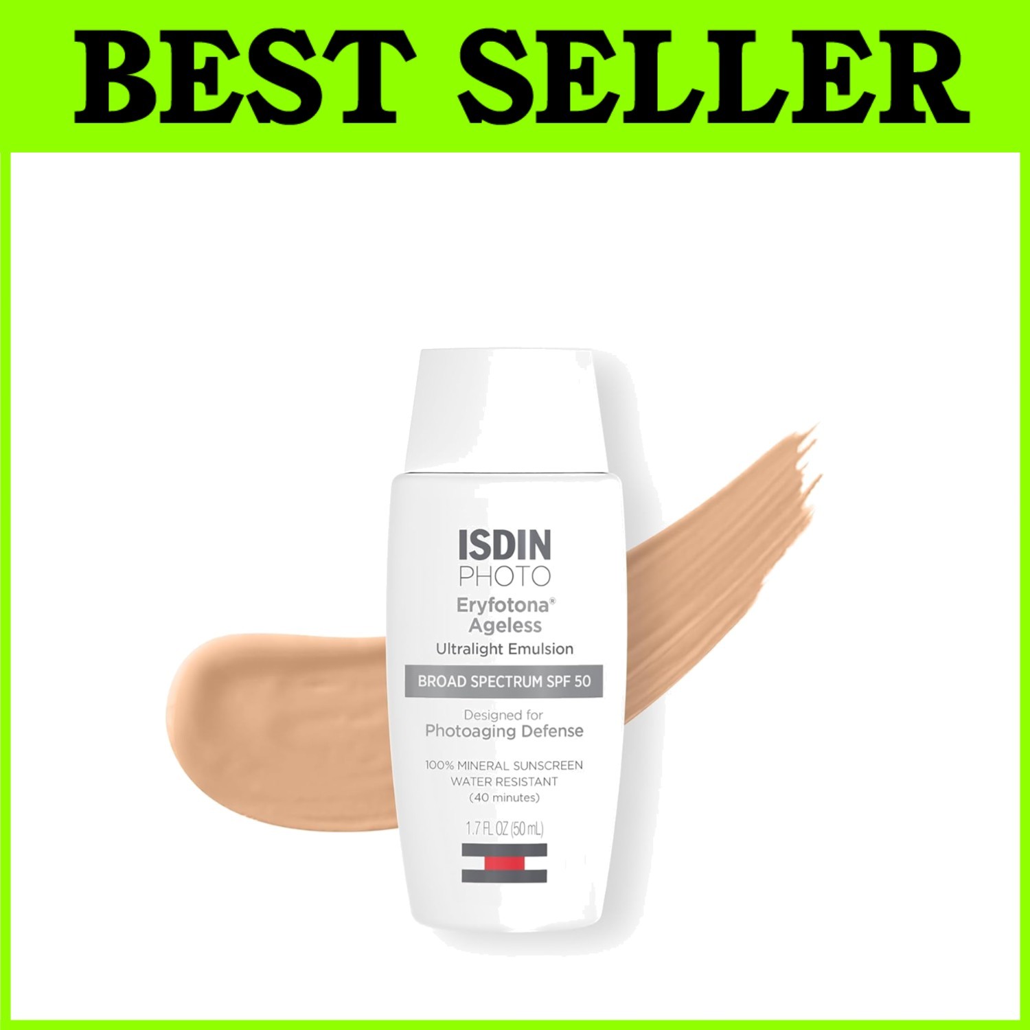 Ageless Zinc Oxide Tinted Sunscreen SPF 50
