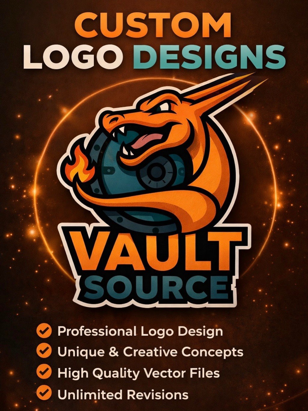 PROFESSIONAL CUSTOM LOGO DESIGN - UNLIMITED REVISIONS