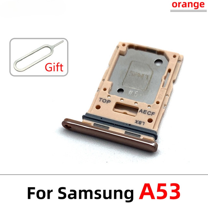 Dual SIM Cards Slot SD Card Tray Removal Pin for Samsung A72/A23/A53 5G Part