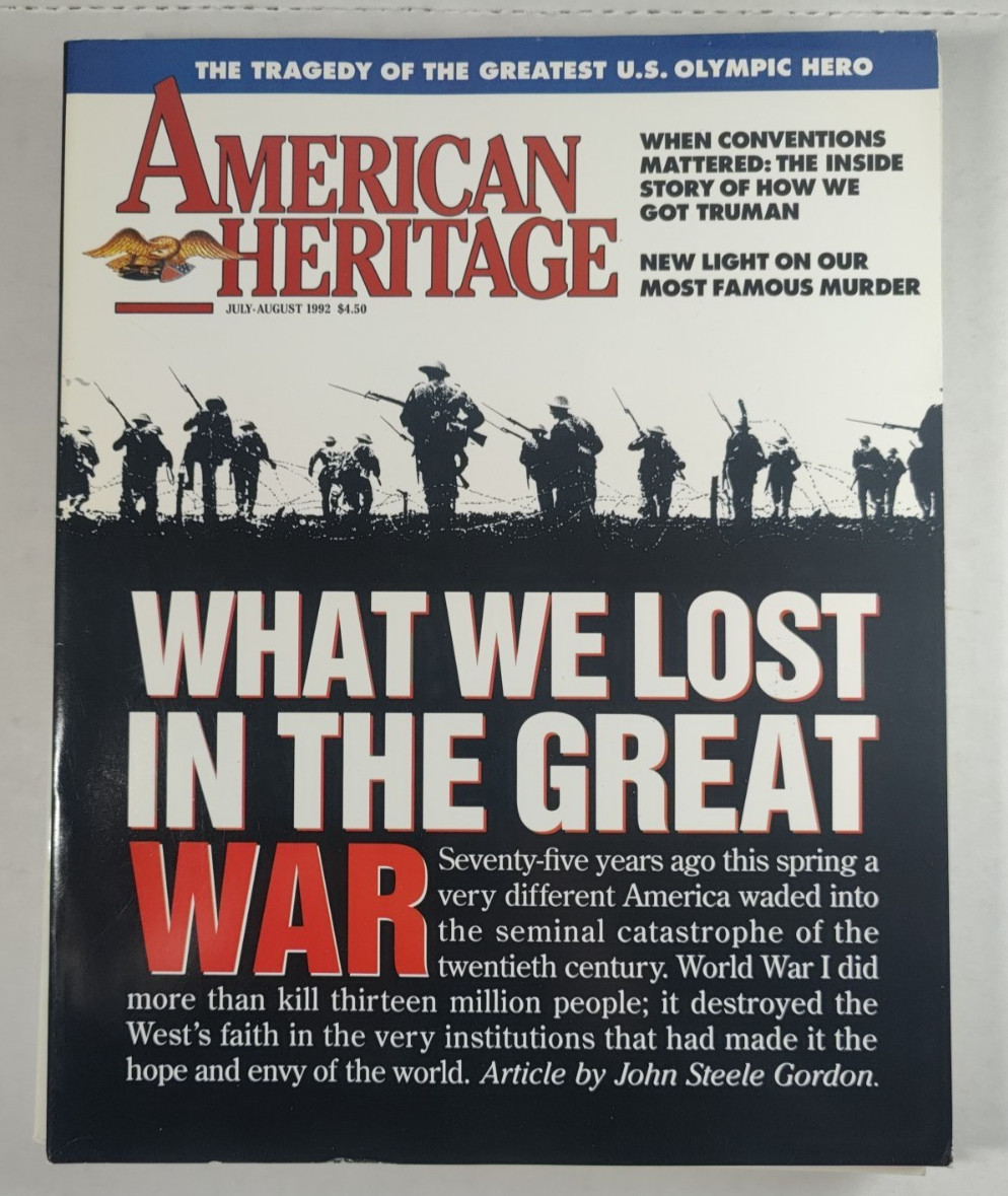 4 Vintage 1991 American Heritage magazines; Feb/Mar; Apr; May/June; Jul/Aug; VG