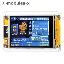 BTC Solo Miner NMMiner V2 1060KH/s Low Power Bitcoin mit 2.8'' Display & WiFi