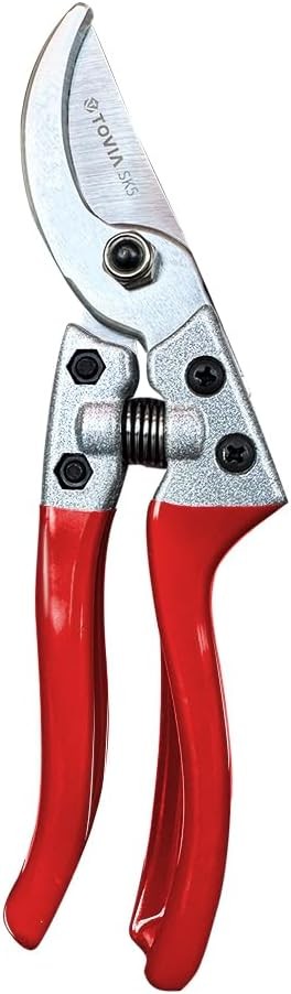 TOVIA Easy-Cut Bypass Pruning Shears for Gardening– Durable Aluminum hand Prun