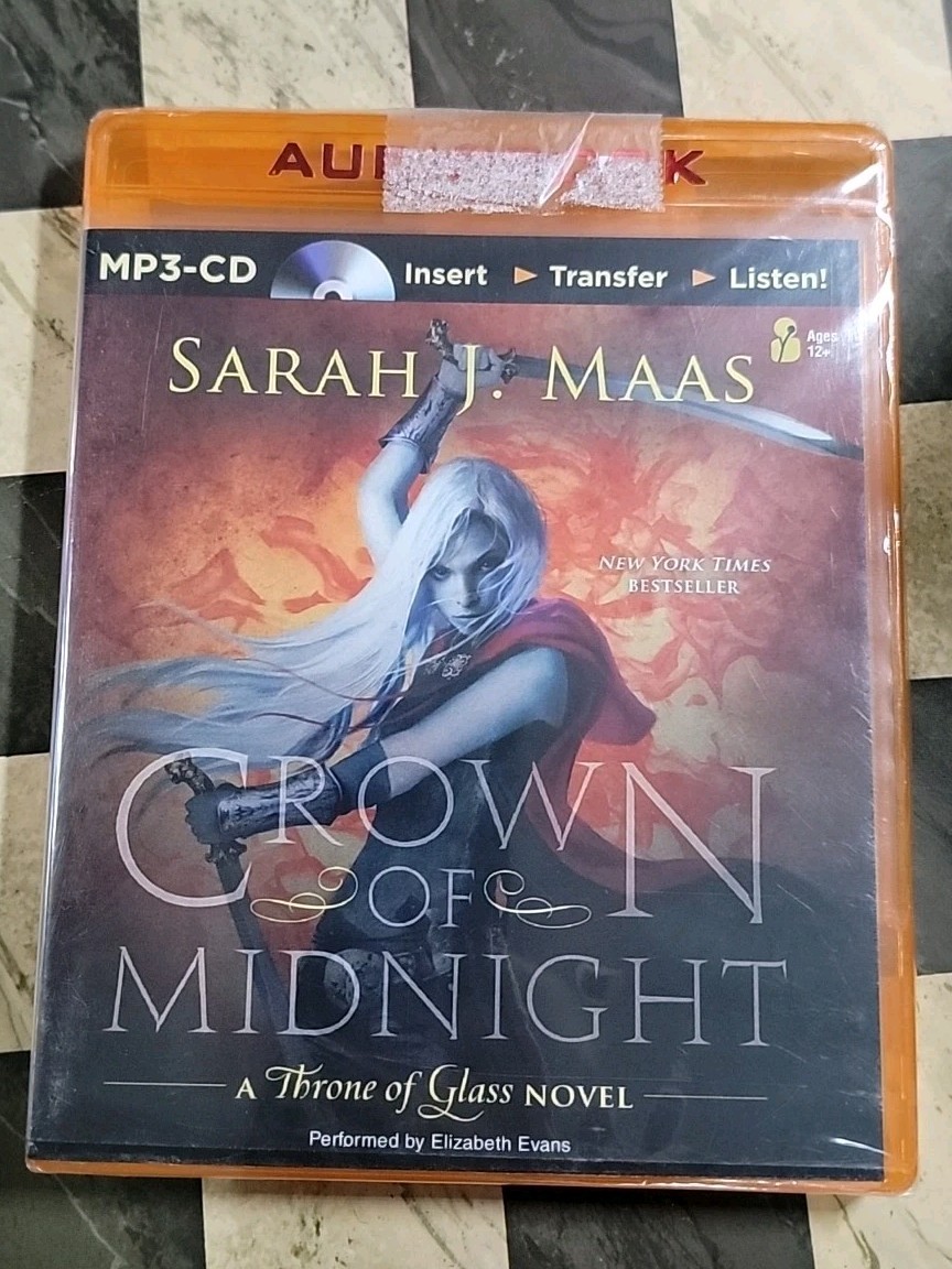 CROWN OF MIDNIGHT MP3-CD Audiobook Brand New Sealed Extemely Rare!