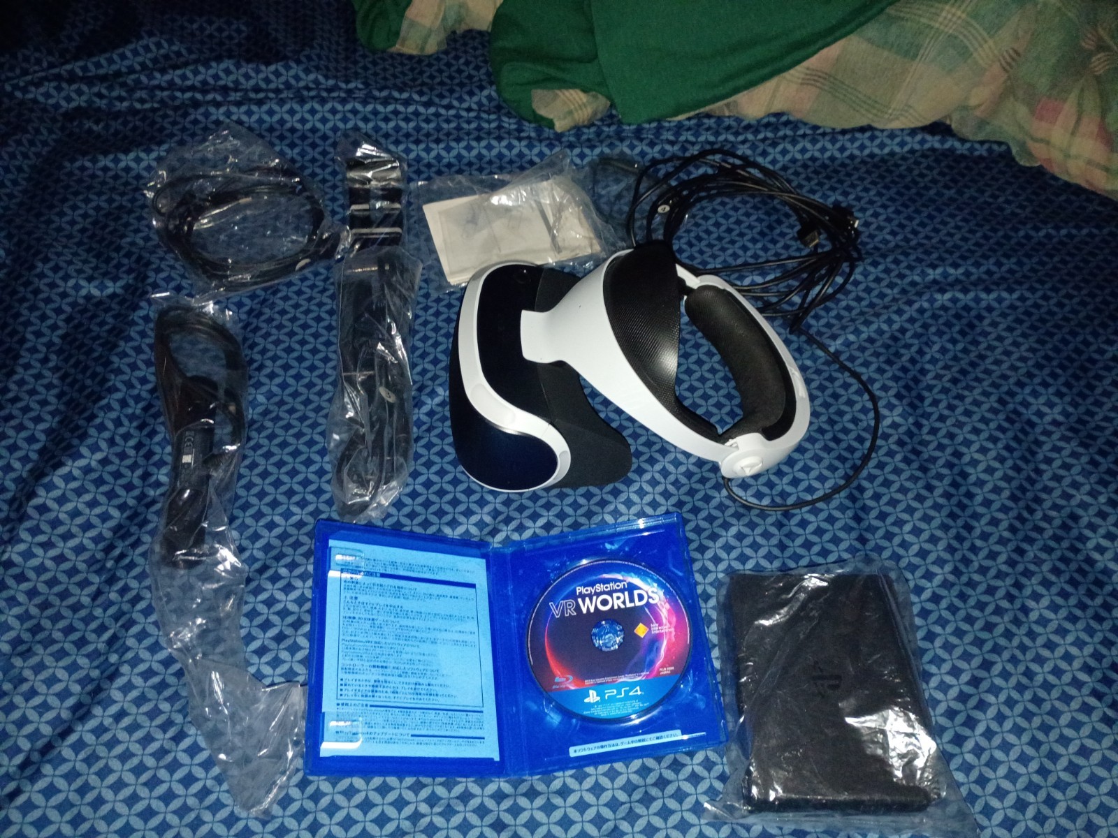 Sony PlayStation VR PS PSVR CUH-ZVR2 For PS4 Console Set Headset Tested Working