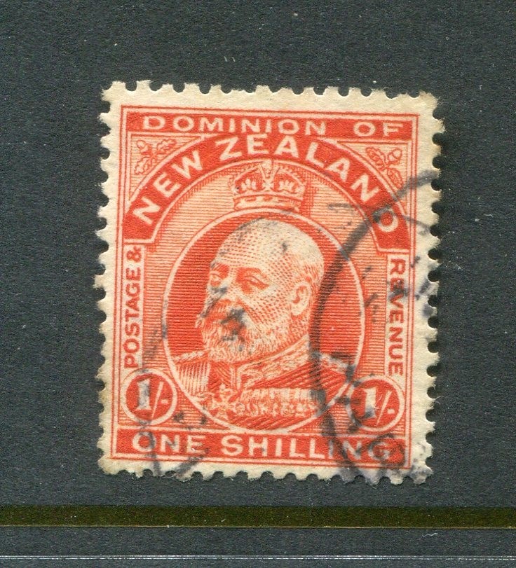 New Zealand #139 Edward VII 1 Sh. [Used]