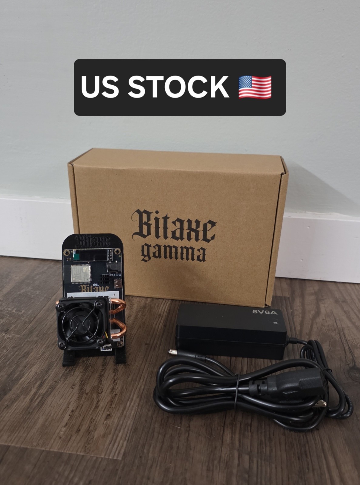 Bitaxe Gamma 601 V2 1.5TH/s 2.4G WiFi 18W BTC Miner BTC Miner-US STOCK