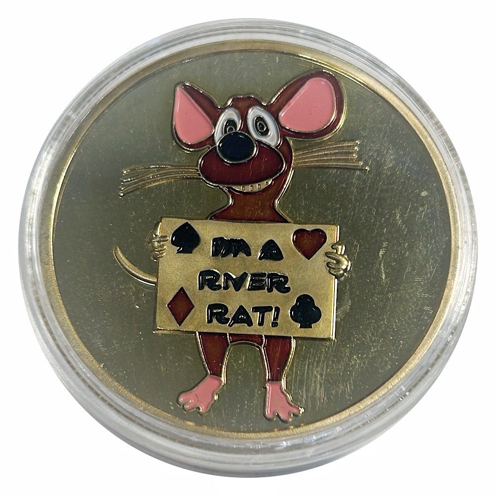 Lucky Craft Colored Coin Poker Guard River Rat  in Capsule