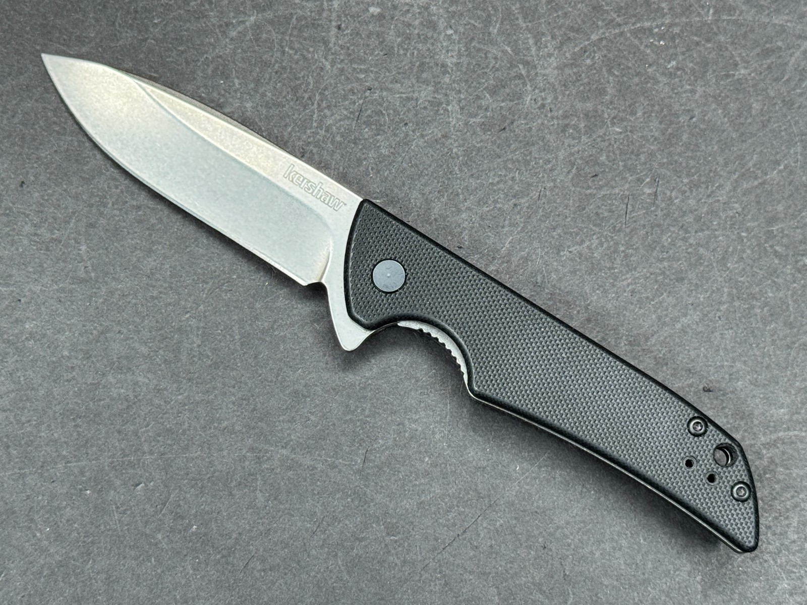 Kershaw, Mini Skyline, D2, Black G10, New – Open Box