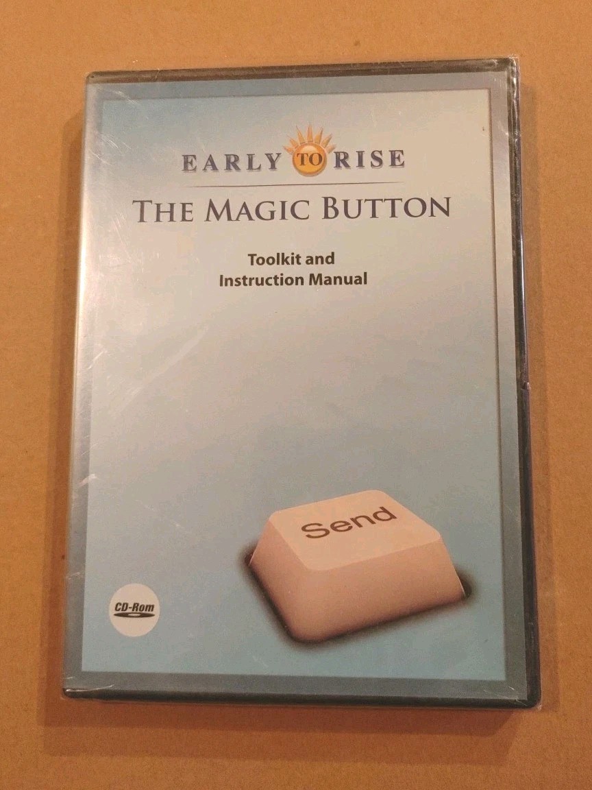 Early To Rise The Magic Button Toolkit and Instruction Manual CD-ROM 