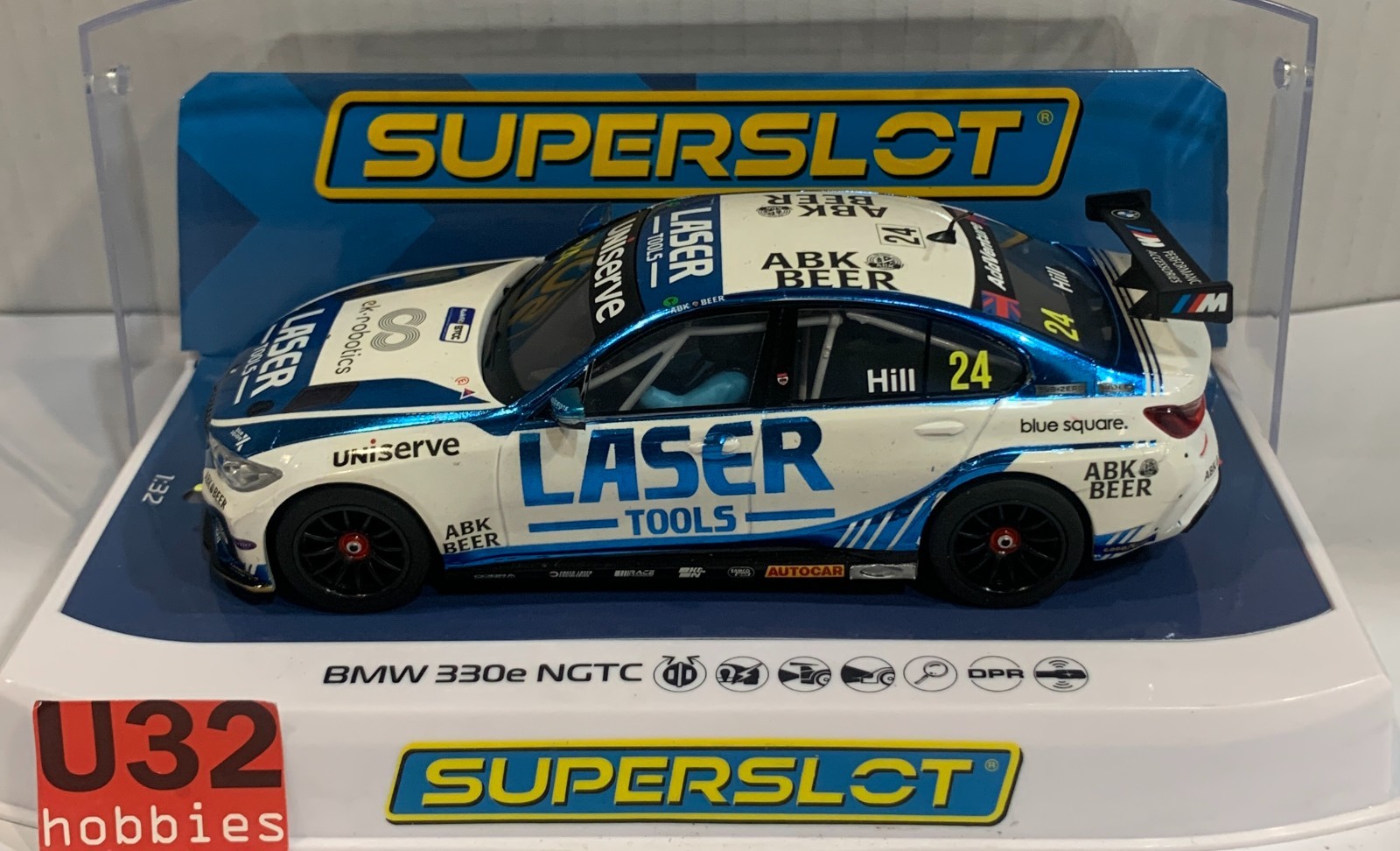 Slot Car Scx superslot H4525 BMW 320E #24 Ngtc 2023 Jake Hill Scalextric Ru