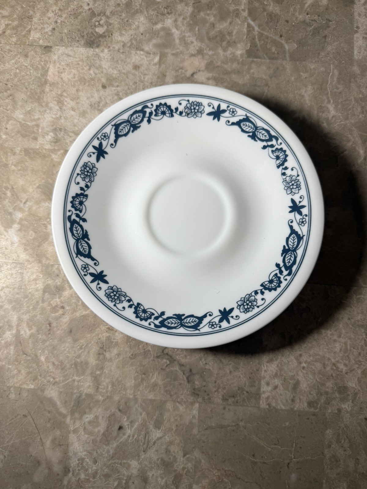 A-15 Corelle (Corning) OLD TOWN BLUE Saucer Collectible set of 5