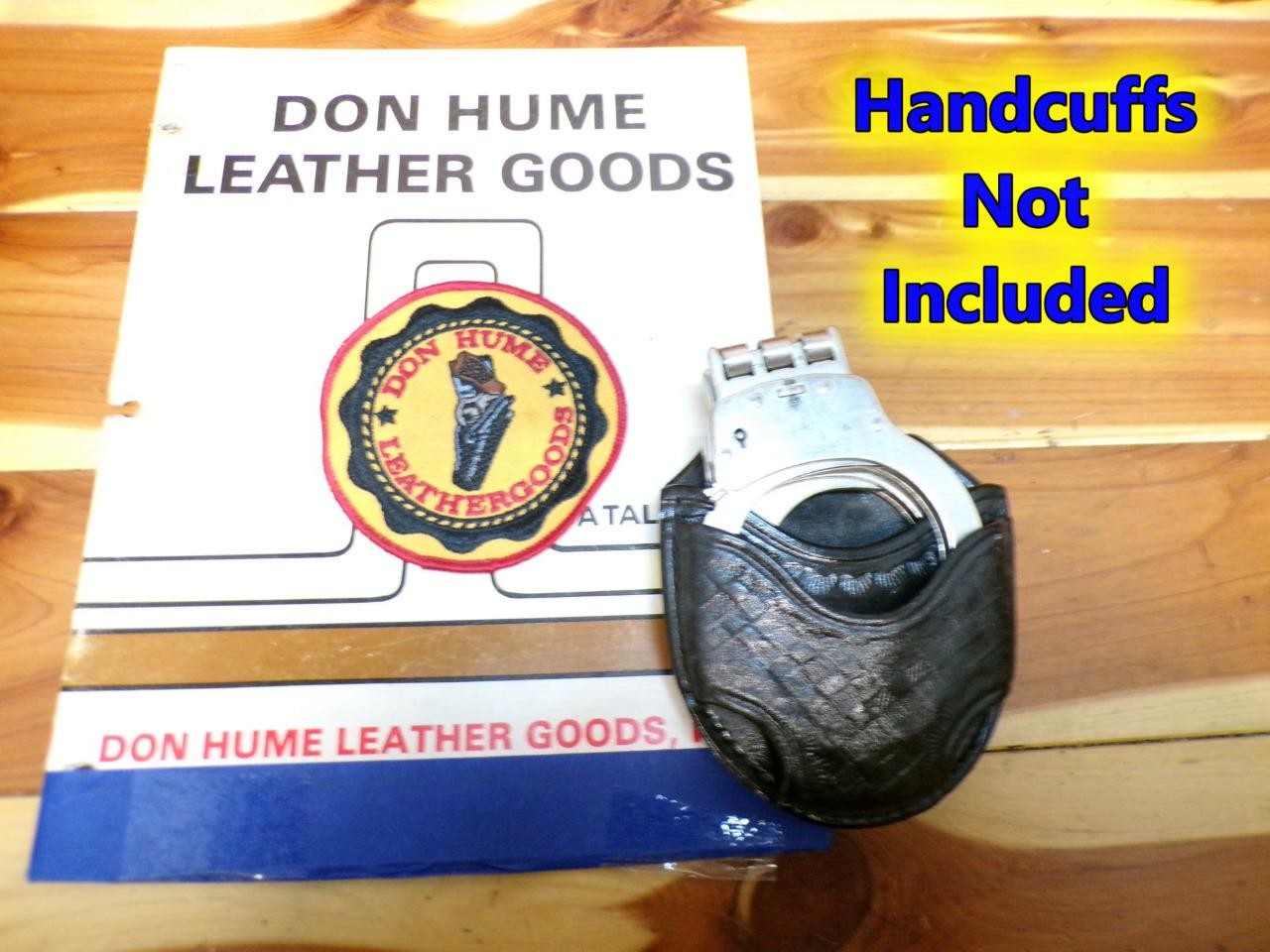 C305-H BBW DON HUME Jockstrap Open Topped Detective HINGED Handcuff Case