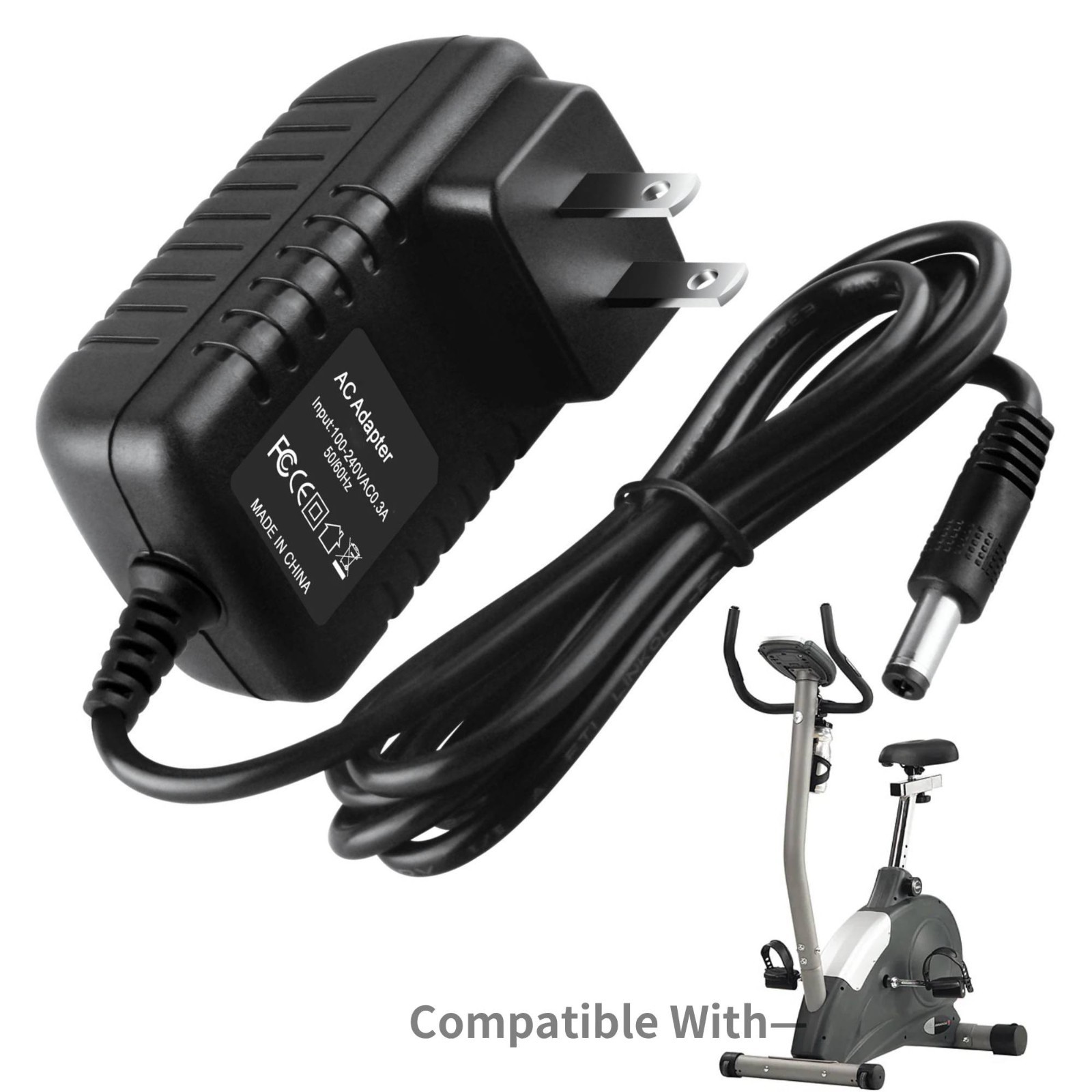 AC Adapter for Schwinn 101 103 112 113 131 201 202 420