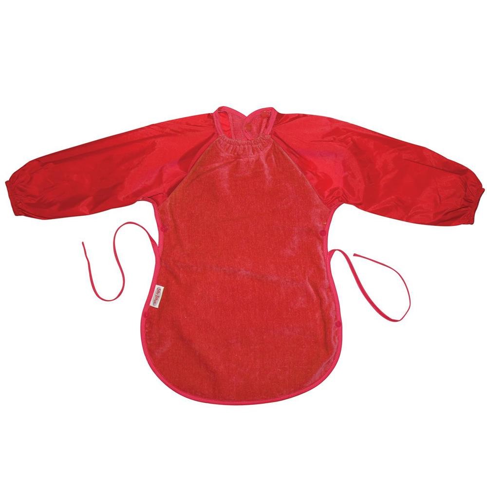 Silly Billyz Towel Messy Eater Bib (Red)