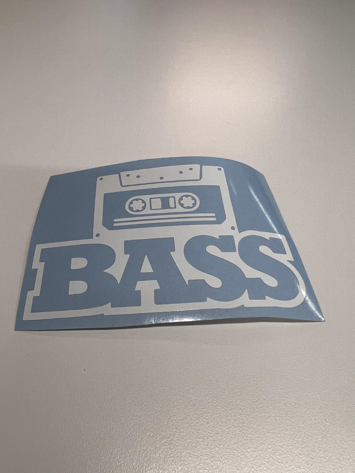 Vinyl Decal Sticker Waterproof Car Window Laptop Wall Graphic ABOUT BASS