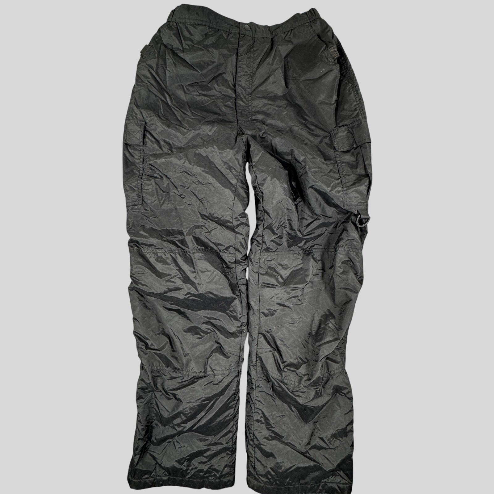 RAWIK Skiwear Mens Gray Cargo Ski Snow Pants Insulated Size Large