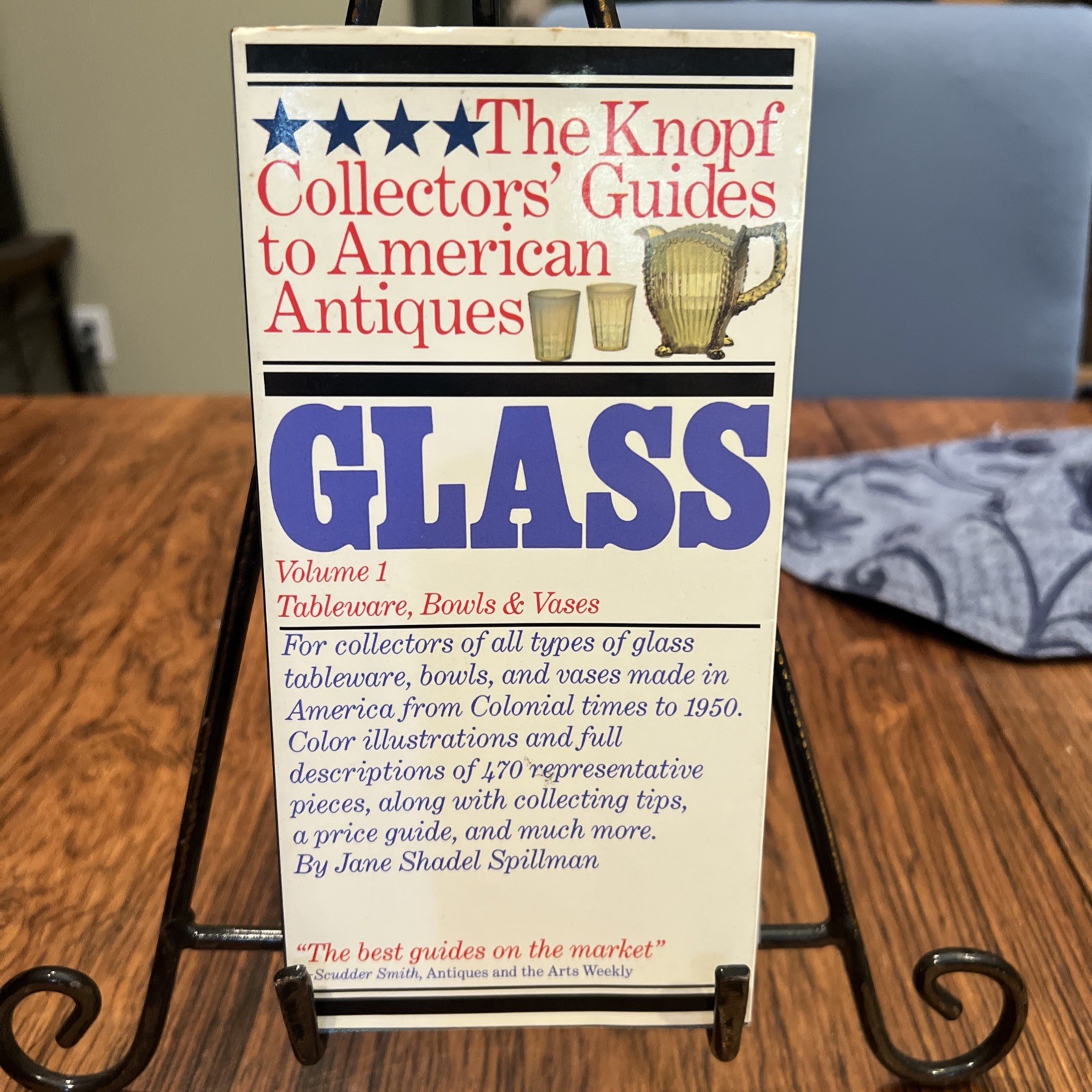 1982 The Knopf Collector's Guide American Glass Vol 1 Tableware Bowls Vases