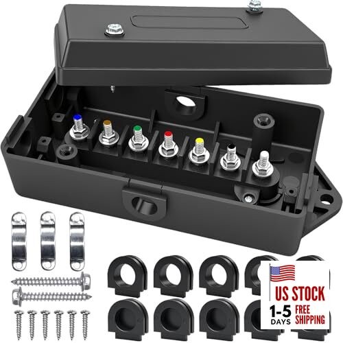 7 Way Trailer Heavy Duty Trailer Wiring Connector Electrical Junction Box