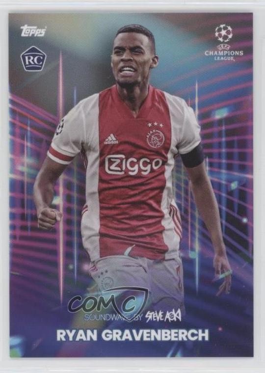 2020-21 Topps Football Festival by Steve Aoki Ryan Gravenberch 0y2x