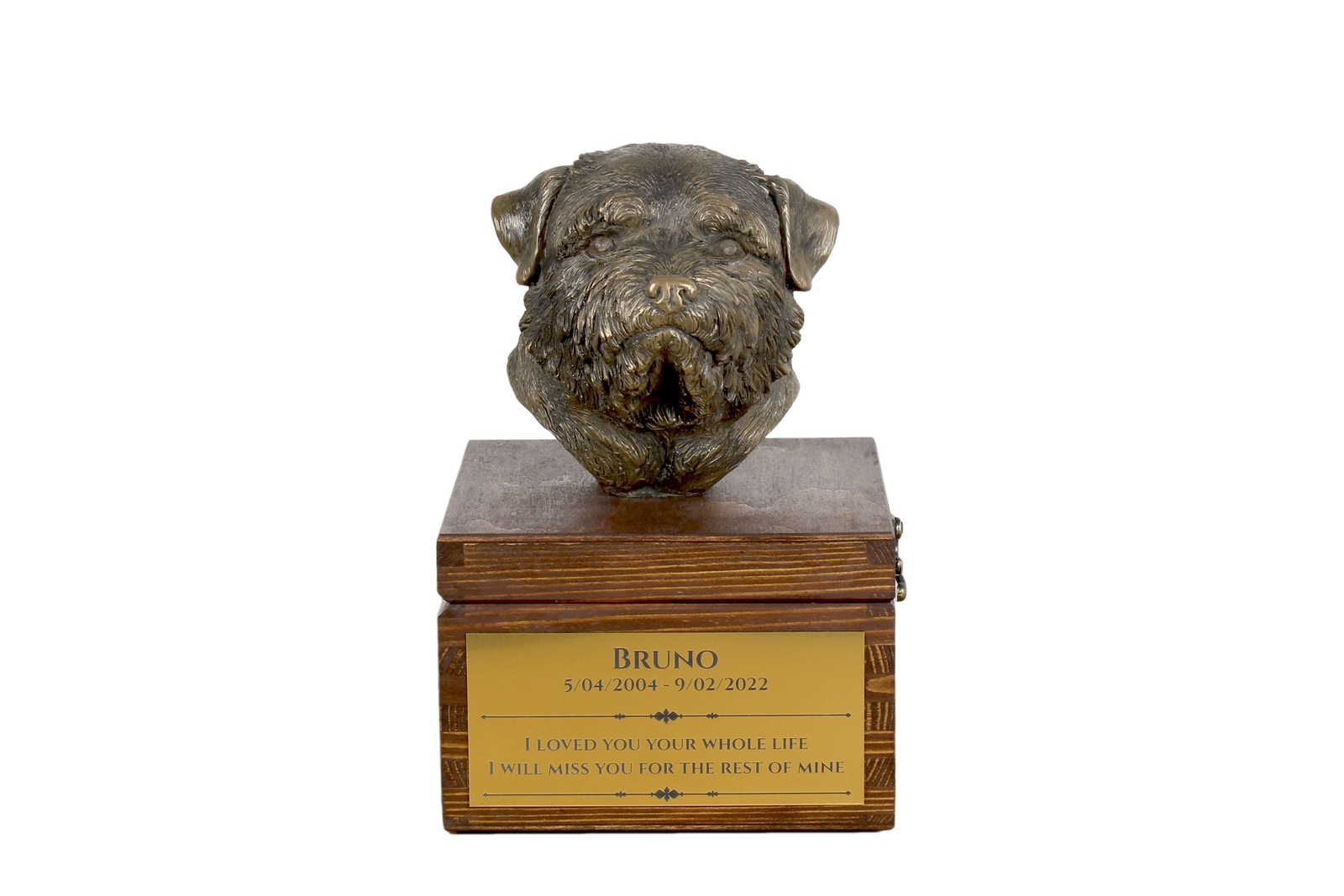 Norfolk Terrier Brown Urn Art-Dog