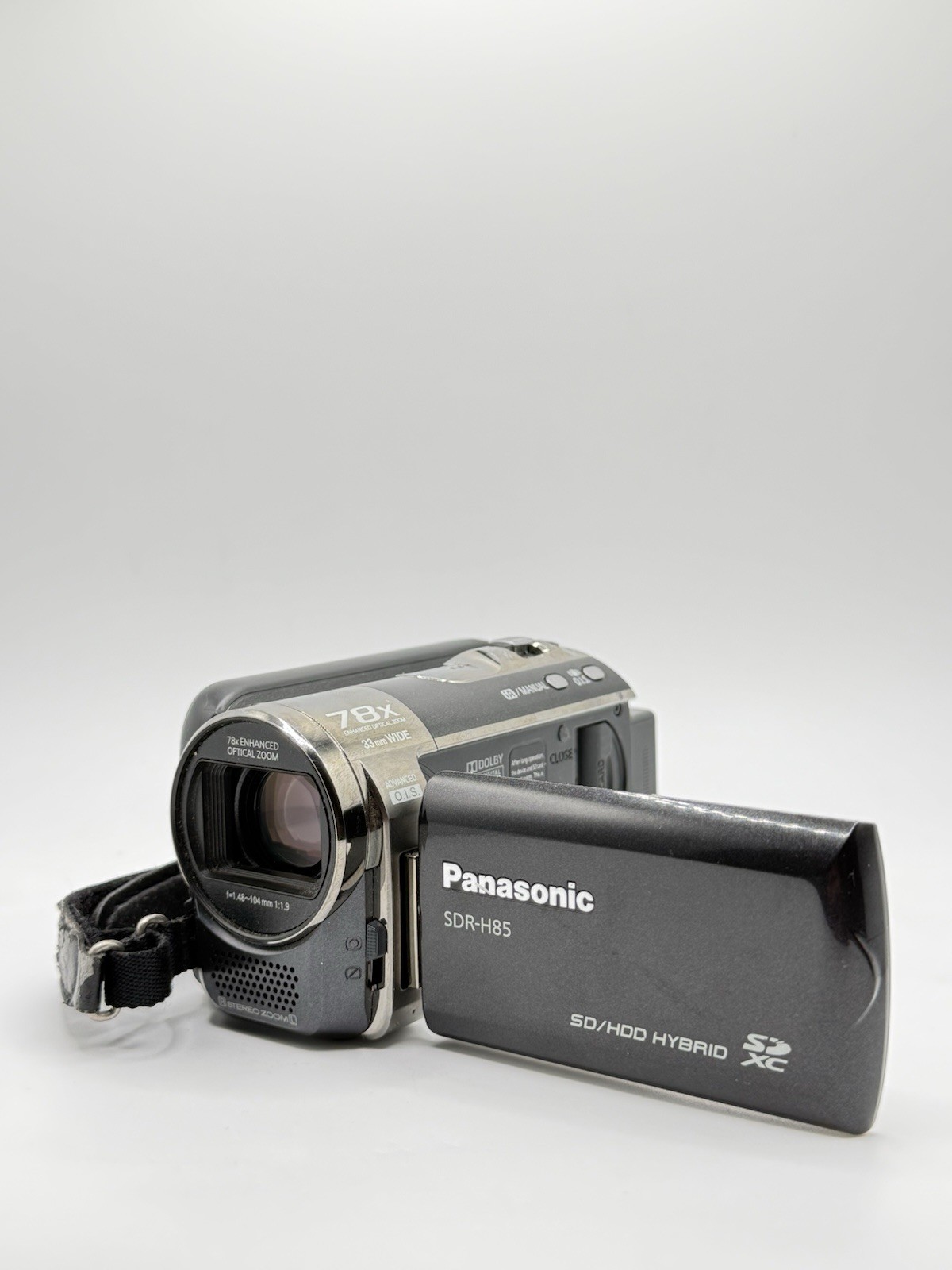 Panasonic SDR-H85 80GB Camcorder Black + New Battery – TESTED & WORKING ✅✅