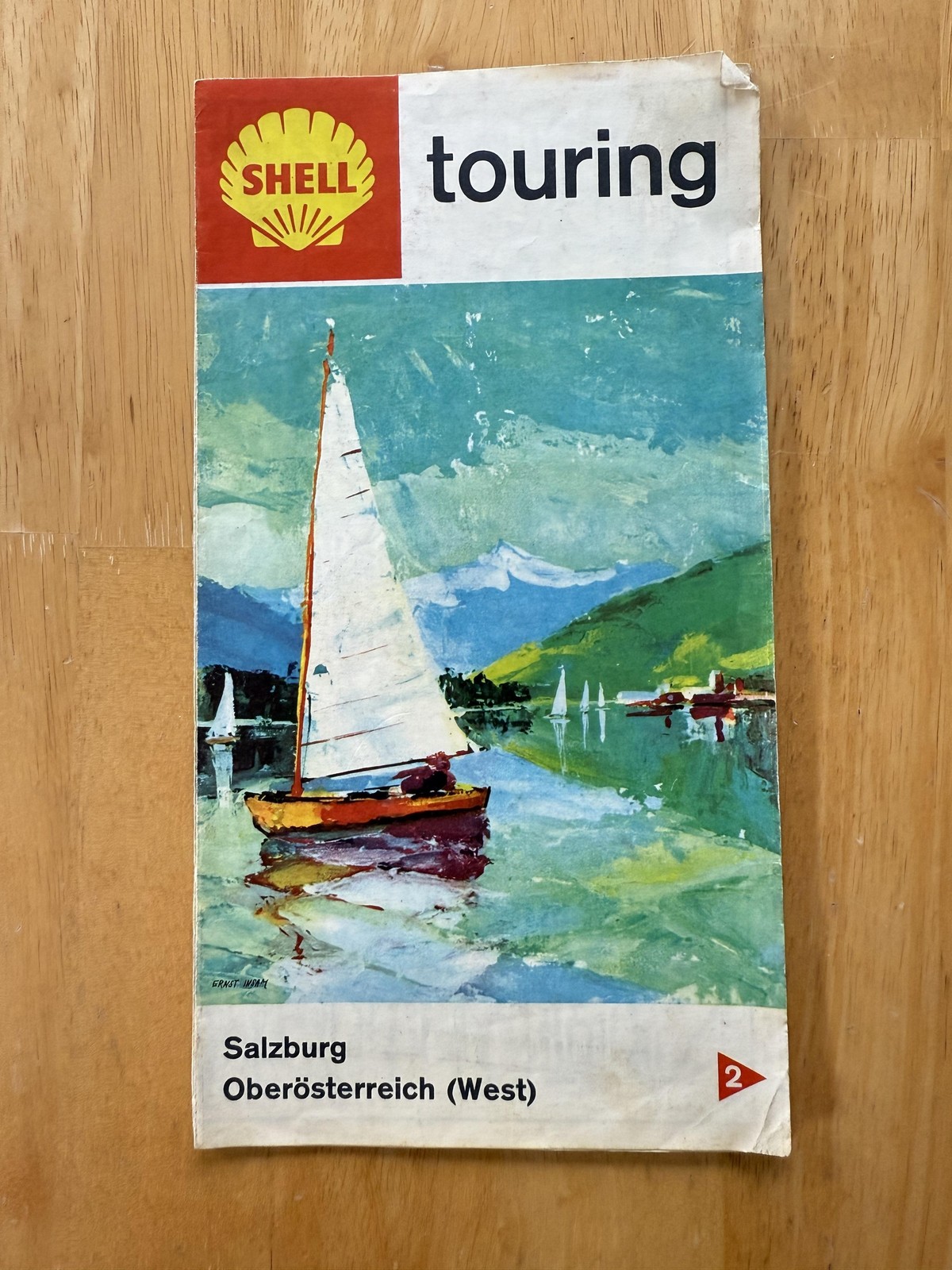 Vintage Shell Touring Austria Road Folding Maps Tirol Vorarlberg Salzburg Lot 2