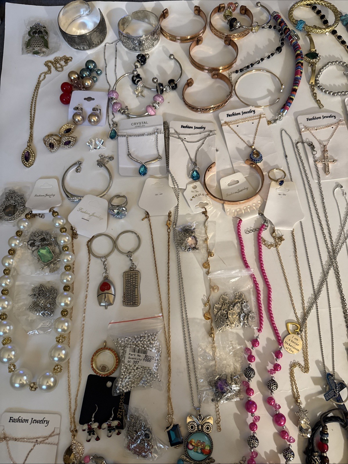 Lot-70 Assorted Costume Jewelry Mixed