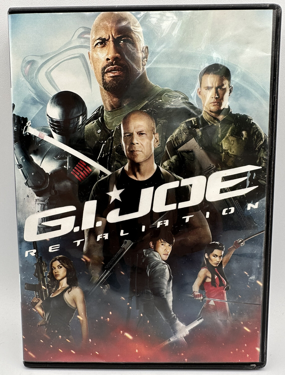 DVD G. I. JOE Retaliation Bruce  Willis & Dwayne Johnson Widescreen