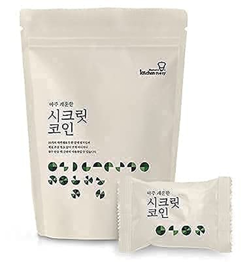 Secret Coin Fresh Taste Stocks, Mild Spicy, Freeze-Dried, Korean Broth Cube, 19 